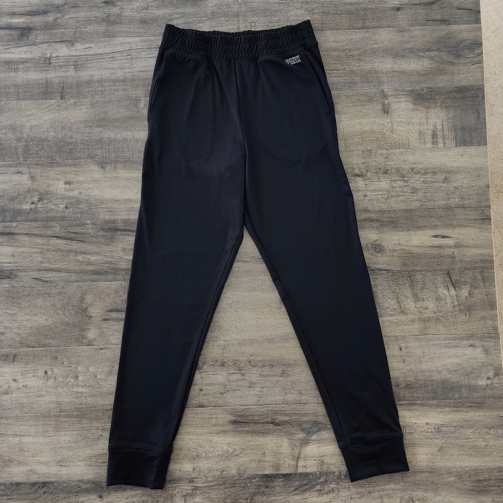 PINK Sport Jogger Pants Medium Black Women's